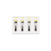 Pointes de papier premium Dia-Pro ISO 4/6% - Blister stérile - Calibrage laser haute précision - Boîte de 120