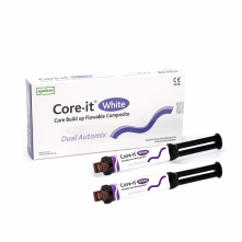 SPIDENT - Core.it Flowable dual cured core build-up resin 2 x 10g