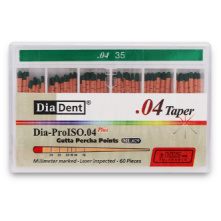 DIADENT - Cônes de Gutta-Percha ProISO - conicité 4% ou 6%