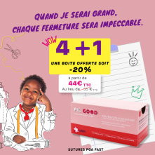 FIL GOOD - Suture Polyglycolic Acid Rapid Undyed - Box of 12