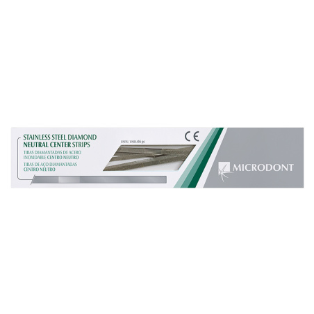 Stainless steel diamond strips with neutral center Microdont - WamKey.com