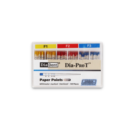 DIADENT - Pointes de papier ProT pour Pro et V-taper - conicité variable