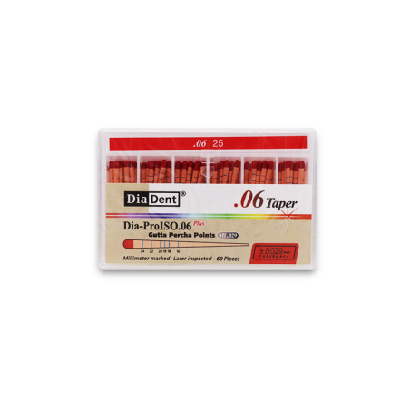DIADENT - ProISO Gutta-Percha cones - 4% or 6% conicity