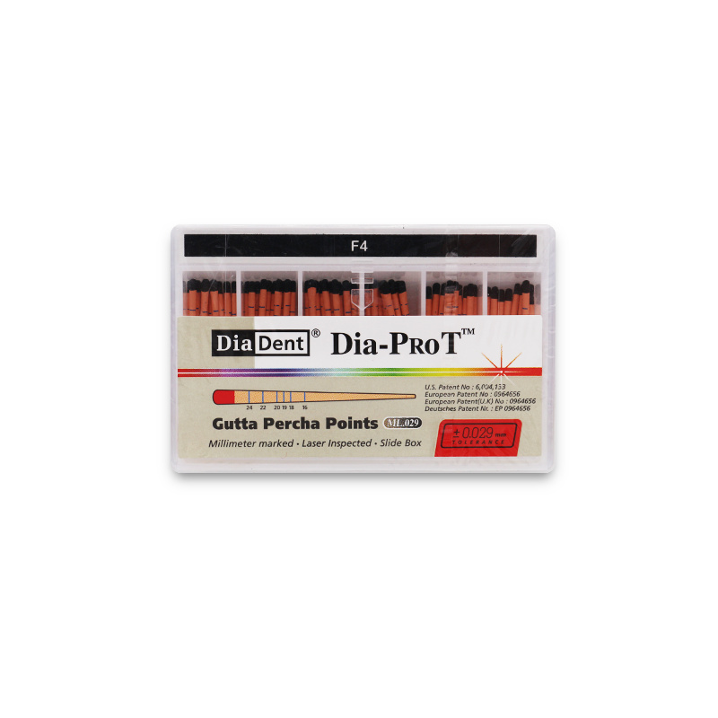 DIADENT - Cônes Gutta-Percha ProT pour Pro et V-Taper - conicité variable