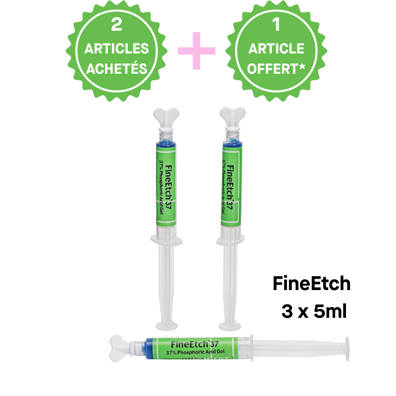 SPIDENT - FineEtch Gel de mordançage - 3 x 5ml SPIDENT - FineEtch Gel de mordançage - 3 x 5ml