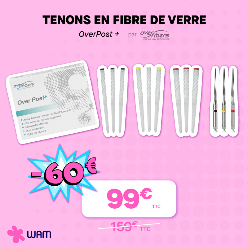 OVERFIBERS - Tenons fibre de verre OverPost+ - Kit intro