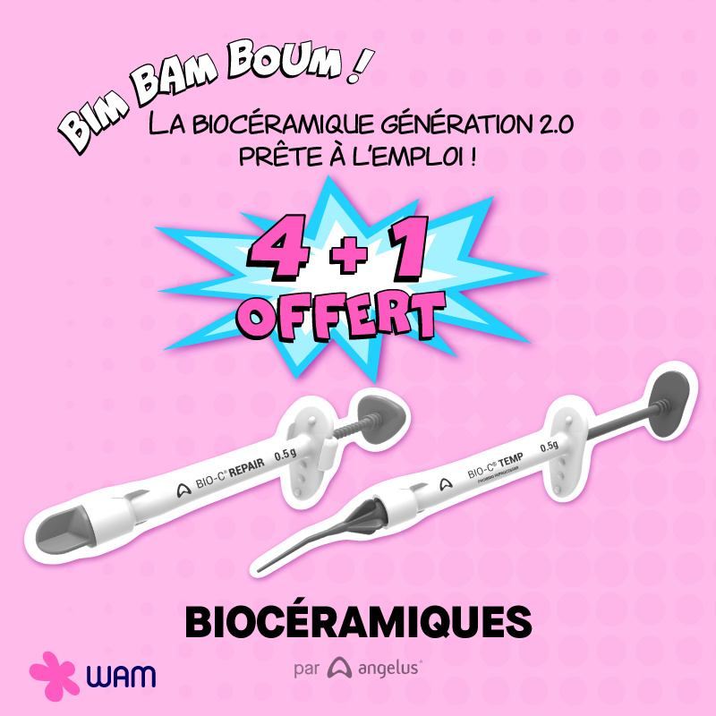 ANGELUS - BIO-C®TEMP Obturation temporaire (1 seringue 0.5g + 5 embouts) ANGELUS - BIO-C®TEMP Obturation temporaire (1 seringue 0.5g + 5 embouts)