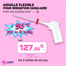 PD DENTAL - Irriflex® with Endostops - Flexible root canal irrigation needle