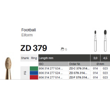 Fraise diamantée ZD football 379