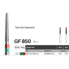 Fraise diamantée deux grains cône rond GF850