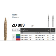 GZ BURS - ZD DIAMONDS FLAME ZD863- x5