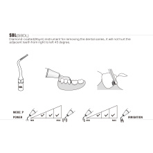 Kit Inserts ultrasons - Excavation a minima de WOODPECKER DTE