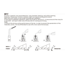 Kit Inserts ultrasons - Cavité d'accès de WOODPECKER DTE