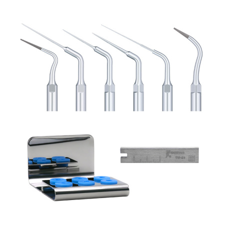 DTE WOODPECKER - Kit Préparation Canalaire - Inserts ultrasons compatibles EMS®/WOODPECKER®