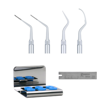 DTE WOODPECKER - Kit surfaçage radiculaire - Inserts ultrasons compatibles EMS®/WOODPECKER®