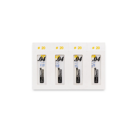 Pointes de papier premium Dia-Pro ISO 4/6% - Blister stérile - Calibrage laser haute précision - Boîte de 120