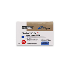 Pointes de papier premium Dia-Pro ISO 4/6% - Blister stérile - Calibrage laser haute précision - Boîte de 120 Pointes de papier premium Dia-Pro ISO 4/6% - Blister stérile - Calibrage laser haute précision - Boîte de 120