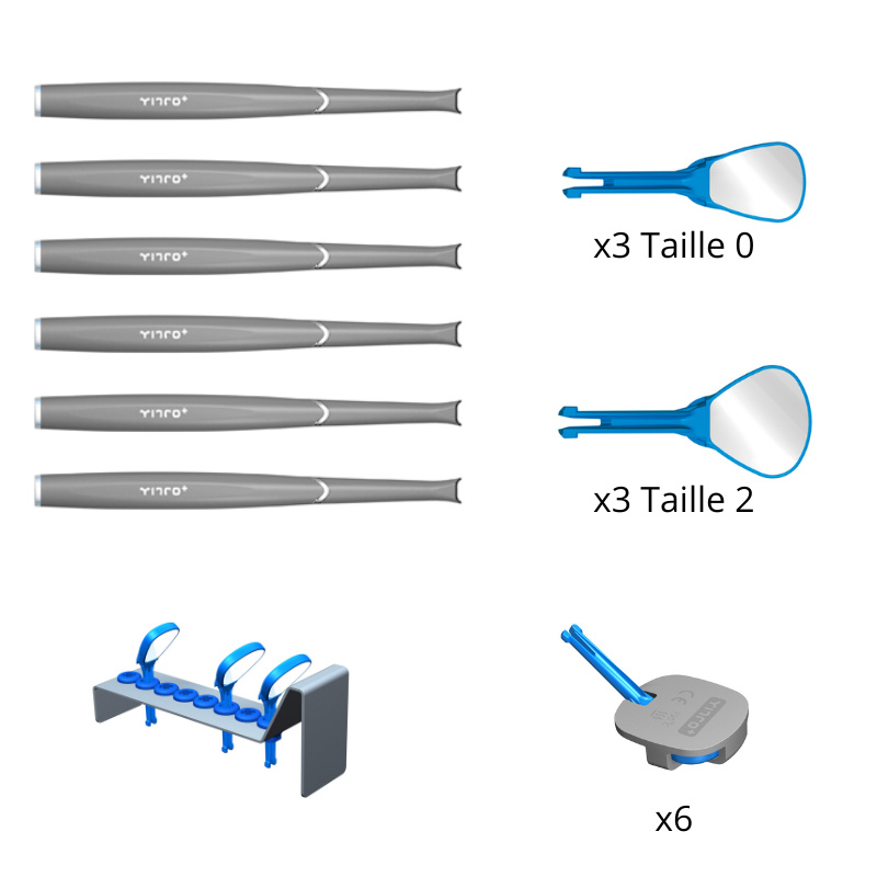 YIRRO-PLUS - Complete kit of mirrors + handles (x6) YIRRO-PLUS - Complete kit of mirrors + handles (x6)