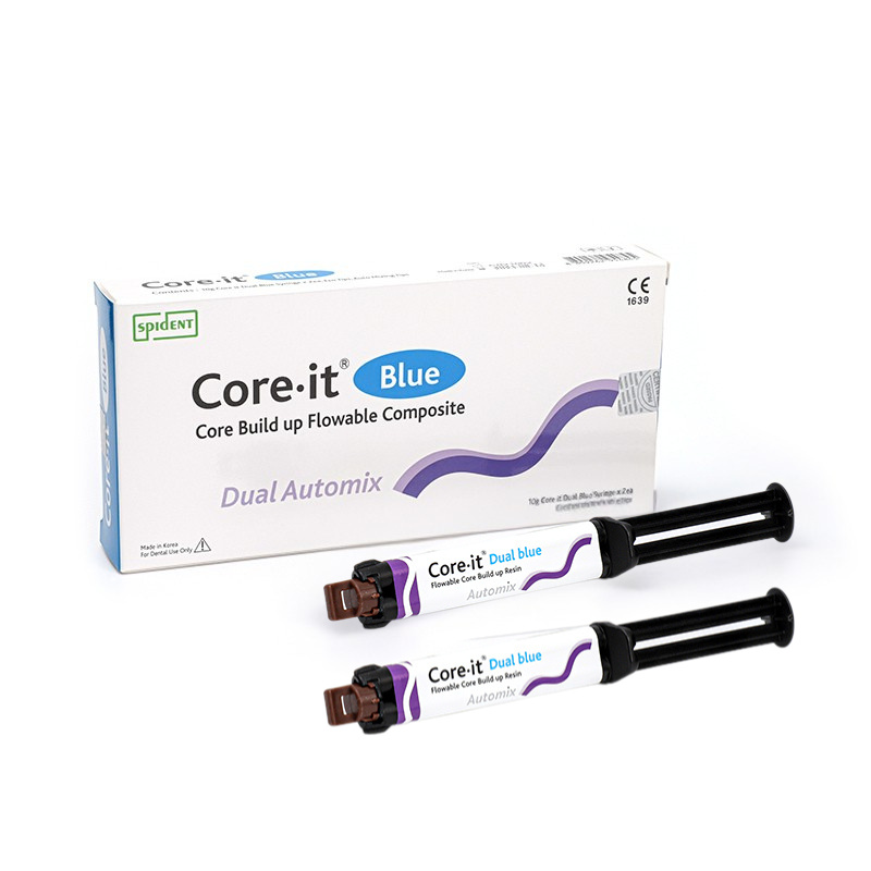 SPIDENT - Core.it Flowable dual cured core build-up resin 2 x 10g SPIDENT - Core.it Flowable dual cured core build-up resin 2 x 10g