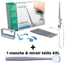 YIRRO-PLUS - Kit Comfort miroirs auto-nettoyants + 1miroir avec manche OFFERT