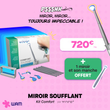 YIRRO-PLUS - Kit Comfort miroirs auto-nettoyants + 1 miroir avec manche OFFERT