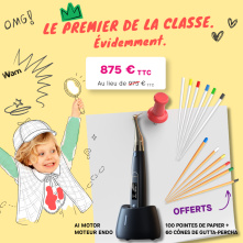 DTE WOODPECKER / FANTA - Moteur endo Ai-Motor + Gutta-percha et Pointes de papier OFFERTES !