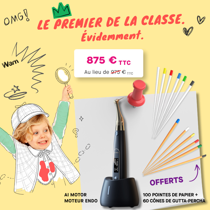 DTE WOODPECKER / FANTA - Moteur endo Ai-Motor + Gutta-percha et Pointes de papier OFFERTES !