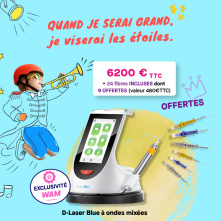 Laser diode D-Laser Blue ondes mixées + 24 FIBRES - DTE WOODPECKER