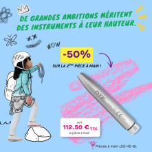 DTE WOODPECKER - Pièce à main LED HD-8L compatible SATELEC® et NSK®
