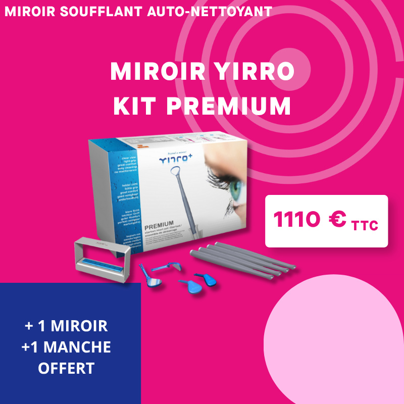 YIRRO-PLUS - Kit Comfort miroirs auto-nettoyants + 1miroir avec manche OFFERT