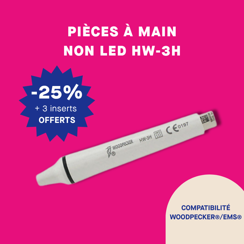 DTE WOODPECKER - Pièce à main HW-3H compatible EMS® DTE WOODPECKER - Pièce à main HW-3H compatible EMS®