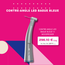 Contre-angle LED bague rouge 1:5 Woodpecker