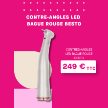 1:5 Red Ring LED Contra-Angle Handpiece by Woodpecker
