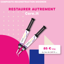 SPIDENT - Core.it Flowable dual cured core build-up resin 2 x 10g