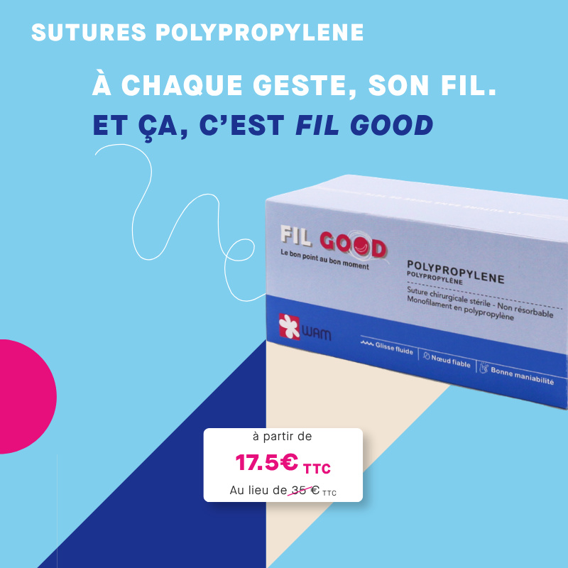 FIL GOOD - Suture en Polypropylène - Boite de 12 FIL GOOD - Suture en Polypropylène - Boite de 12