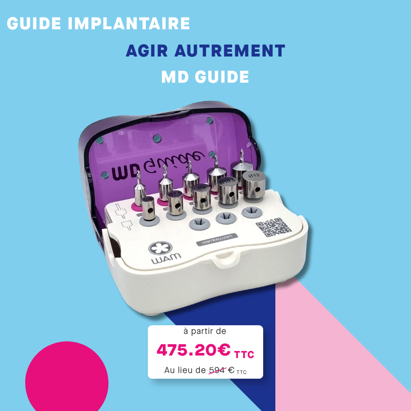MD GUIDE - Coffret de guides d'implantologie forant et non forant MD GUIDE - Coffret de guides d'implantologie forant et non forant