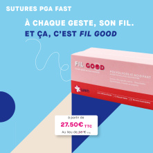 FIL GOOD - Suture Polyglycolic Acid Rapid Undyed - Box of 12