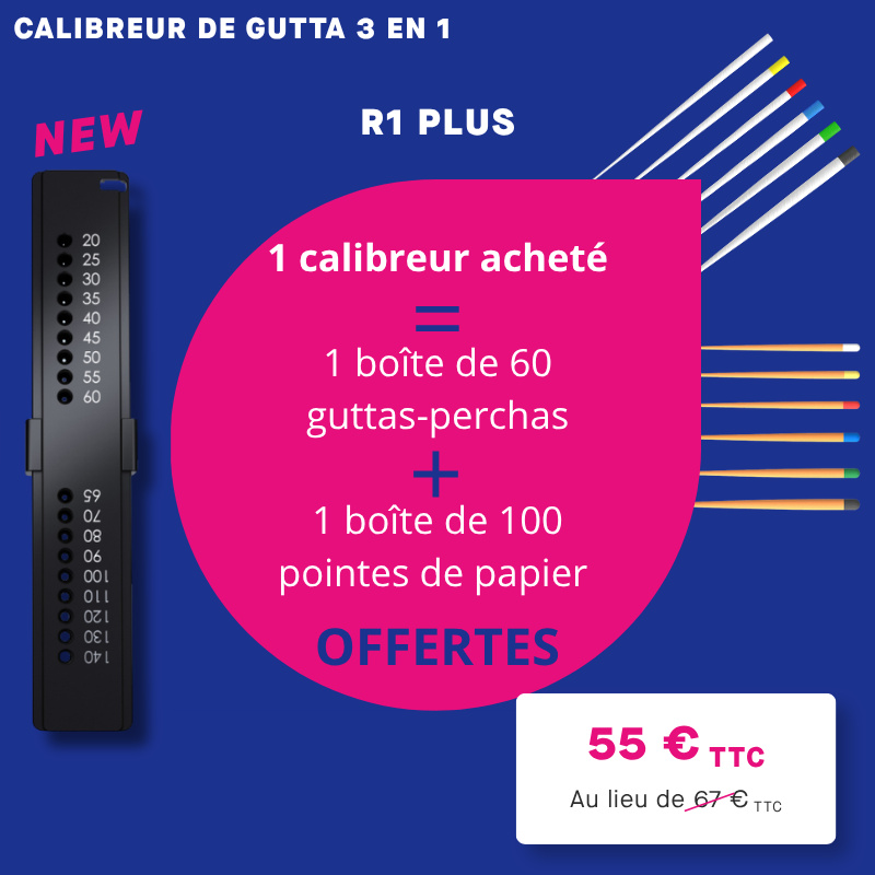 DTE WOODPECKER - Calibreur de gutta + Consommables OFFERTS !