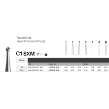 Fraise carbure de tungstène ronde X-Cut C1SXM
