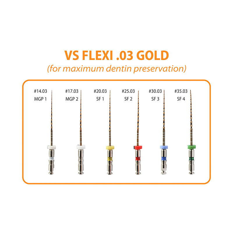 Wamkey Endo files sequence 03 GOLD 03% Valdental by Rogin - WamKey.com