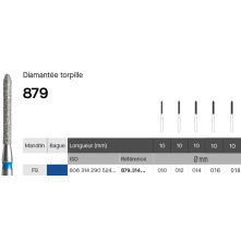 GZ BURS- Multilayer Diamonds Cylindrical torpedo 879- x5
