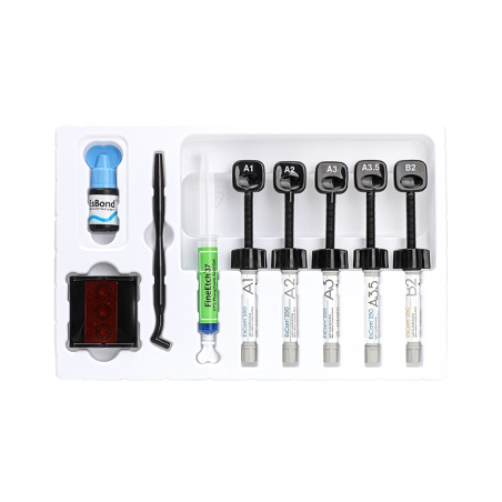 SPIDENT - EsCom 250 Light-cured restorative hybrid composite resin - System Kit