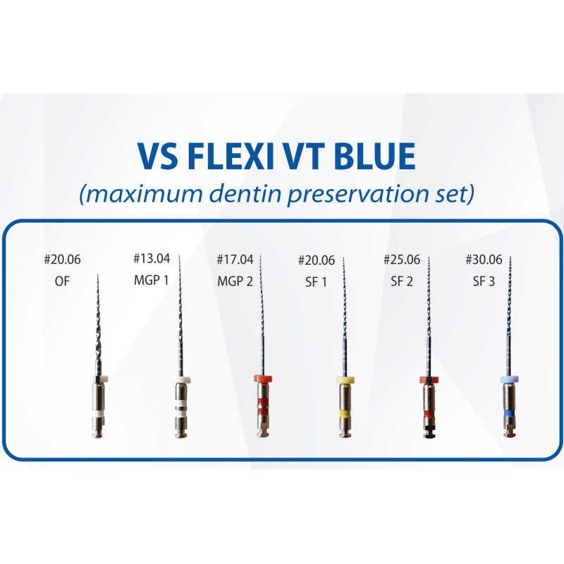 Limes endo en séquence VT Blue Valdental by Rogin - WamKey.com