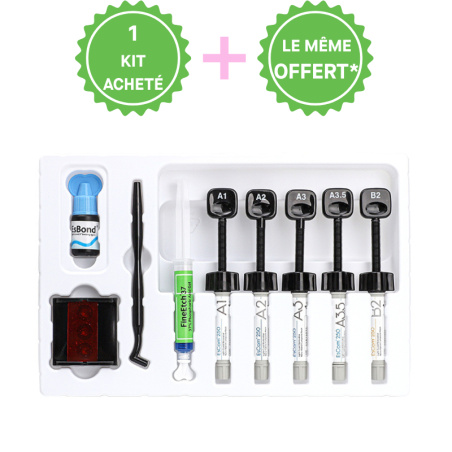 SPIDENT - EsCom 250 Light-cured restorative hybrid composite resin - System Kit