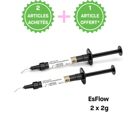 SPIDENT - EsFlow Light-cured flowable composite resin 2x4g