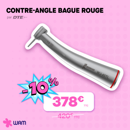 1:5 Red Ring LED Contra-Angle Handpiece by Woodpecker