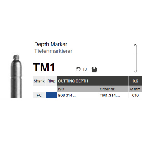 GZ BURS Depth Marker TM- x5