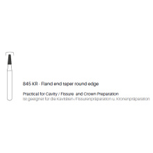 GZ BURS - Multilayer Diamonds Round cone 845KR- x5