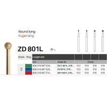 GZ Fraise diamantée ZD longue ronde 801L- x5