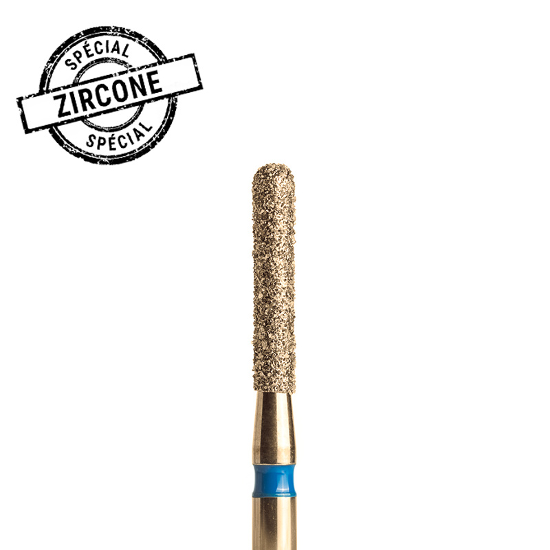 Fraise diamantée ZD cylindre bout rond 881